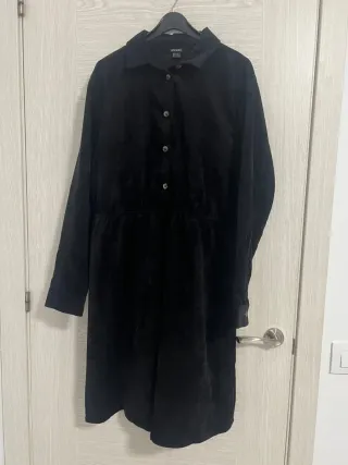 Vestido midi pana Esmara negro