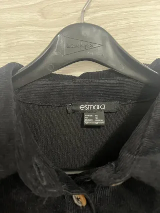 Vestido midi pana Esmara negro