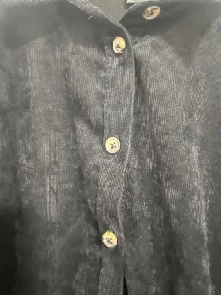 Vestido midi pana Esmara negro