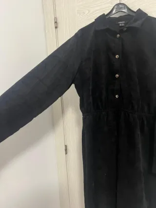 Vestido midi pana Esmara negro