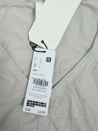 T-shirt Q/S by s.Oliver misto lino M