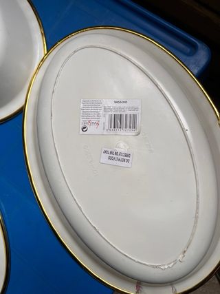 Set 3 Vassoi Natalizi Plastica Rigida