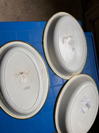 Set 3 Vassoi Natalizi Plastica Rigida