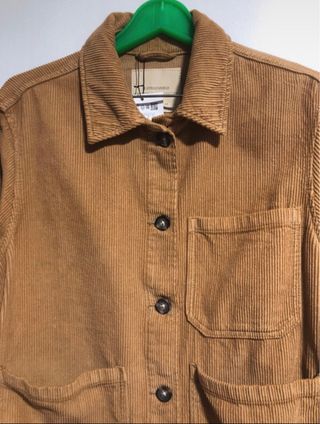 Chaqueta/sobrecamisa Stradivarius marrón L