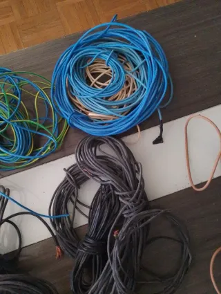 Lotes de cables eléctricos varios