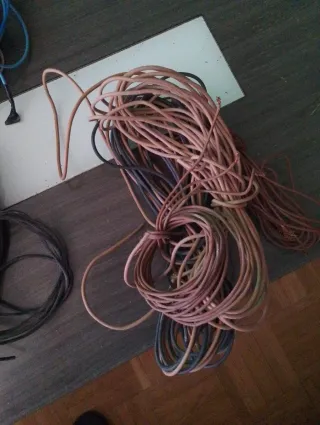 Lotes de cables eléctricos varios