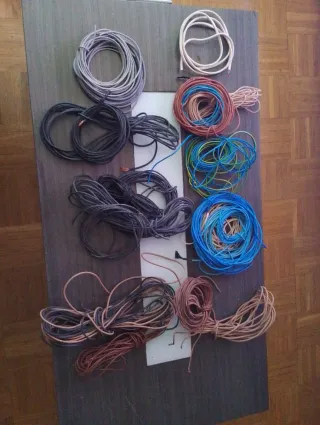 Lotes de cables eléctricos varios