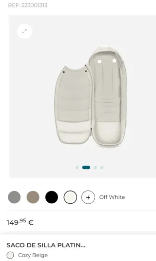 Saco Cubrepies Cybex Platinum Cozy Beige