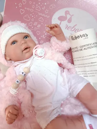 Muñeca Reborn Arias 40cm con peso
