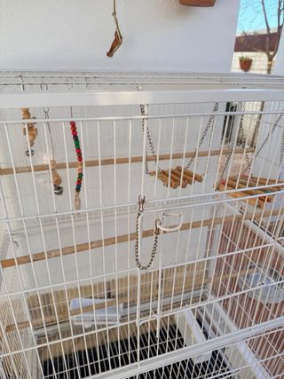 Jaula grande para pájaros