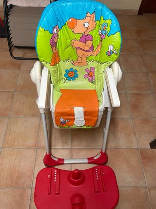 Trona Chicco bebé con funda divertida