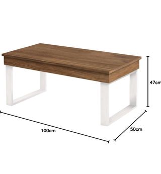 Mesa Centro Elevable HOGAR24 Madera