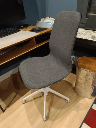 Silla giratoria Ikea Langfjäll gris