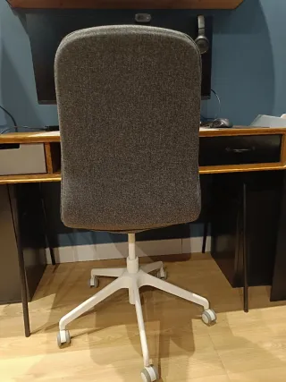 Silla giratoria Ikea Langfjäll gris