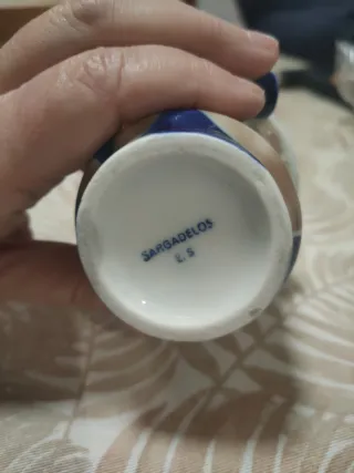 Peregrino Camino de Santiago Porcelana Sargadelos