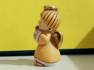 Statuina Angioletto Ceramica Stile Thun