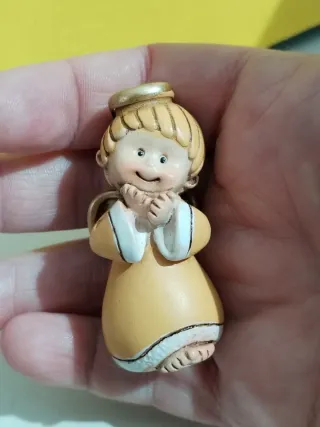 Statuina Angioletto Ceramica Stile Thun