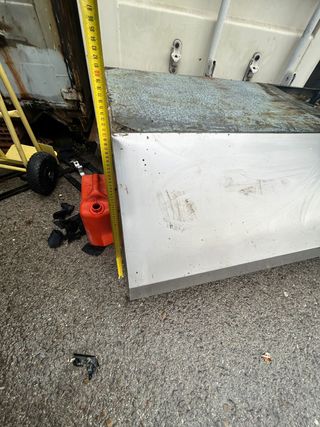 Campana extractora industrial con motor