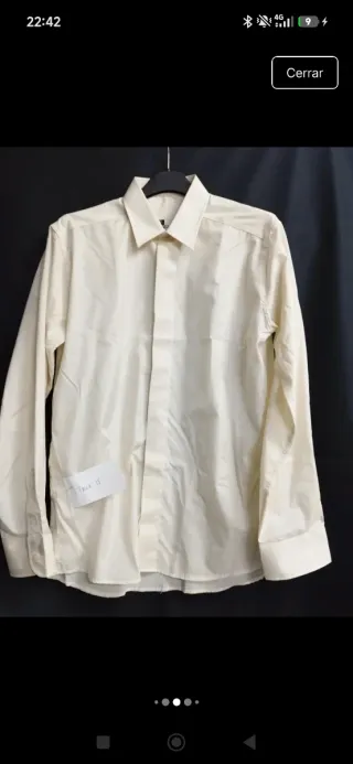 Camisa de niño para recibir la primera comunión