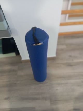 Cojín Cilindro Azul