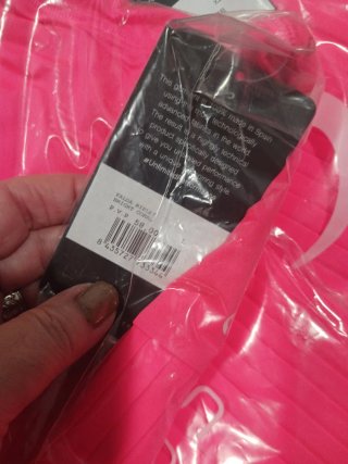 Falda plisada coral brillante ENDLESS Padel