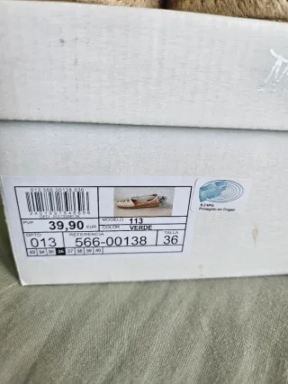 Espardeñas Maredas Beige y Azul