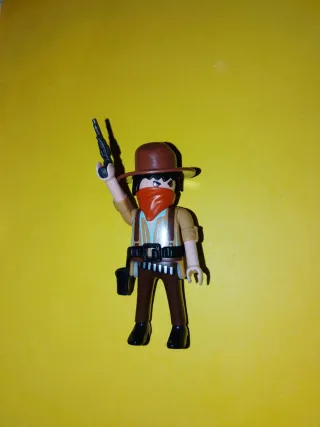 Playmobil figura vaquero pistolero oeste western
