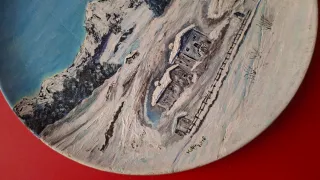 Piatto decorativo dipinto a mano