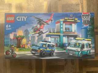 LEGO City 60371 - Base de Policía y Helicóptero