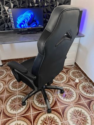 Silla Gaming SONGMICS Negra y Gris