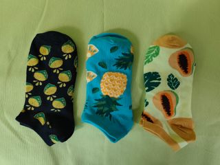 Pack 3 pares calcetines tobilleros divertidos