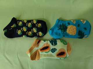 Pack 3 pares calcetines tobilleros divertidos