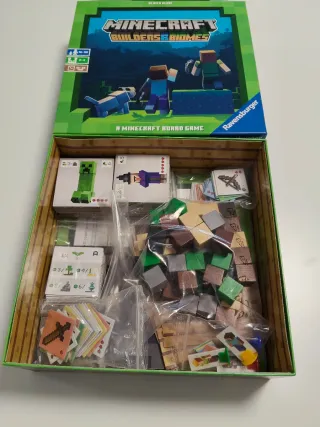 Minecraft Builders & Biomes Juego de Mesa