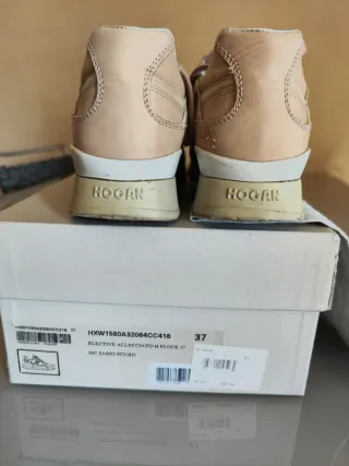 Scarpe Hogan donna rosa/argento