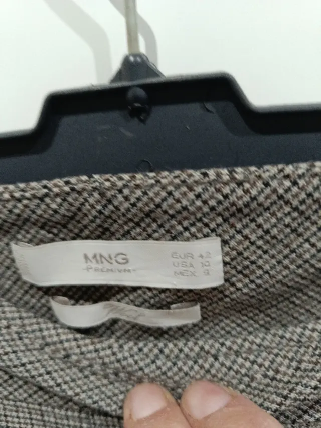 Pantalón vestir mujer mini cuadros