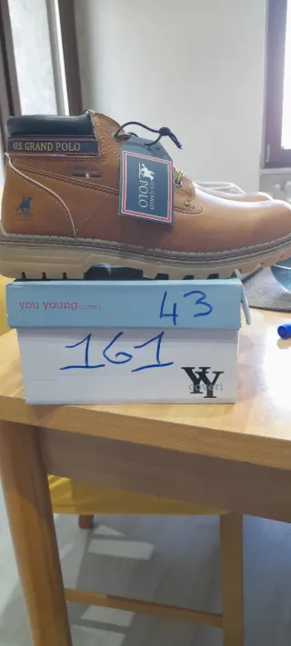 Polacchino U.S. Grand Polo Marrone Tg 43