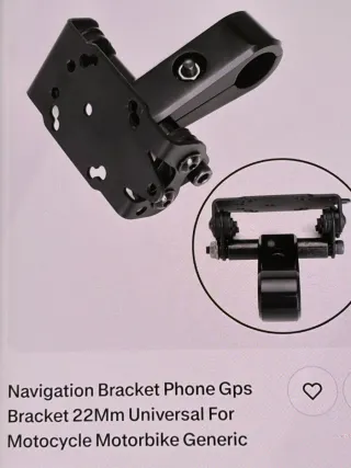 Soporte Navegación Moto 22mm Universal