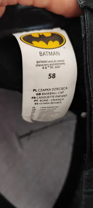 Gorra y Mochila de Cuerdas Batman