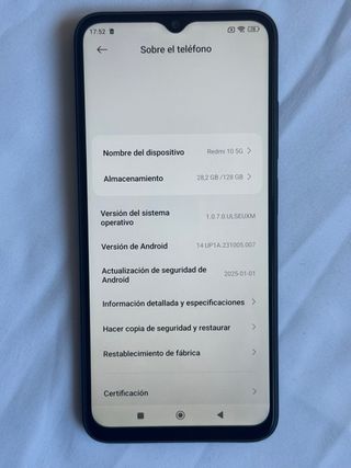 Xiaomi Redmi 10 5G 128GB + regalo cascos