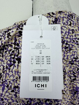 Abito ICHI fantasia floreale taglia L