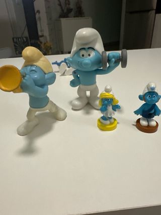 Lote Figuras Pitufos Schleich y Peyo