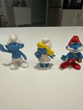 Lote Figuras Pitufos Schleich y Peyo