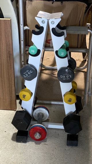 se vende junto 2 Mancuernas Kettlebell 10kg y 22kg