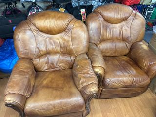 Butacas de piel reclinables