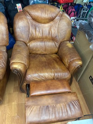 Butacas de piel reclinables