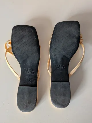 Sandalias Zara Beige Talla 39