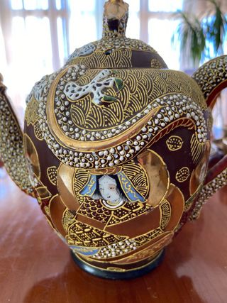 Juego de café porcelana chino 11 tazas