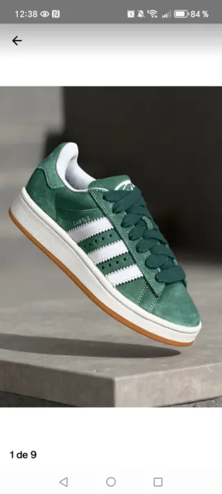 Zapatillas Adidas Campus Talla 38.5 Nuevas Unixes