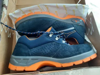 Botas de seguridad Delta Plus azul/naranja