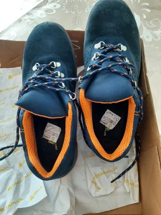Botas de seguridad Delta Plus azul/naranja